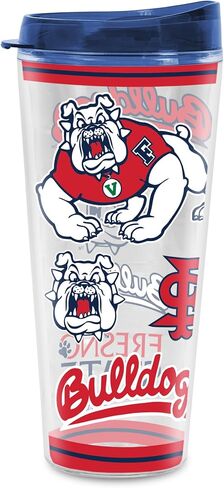Rico Industries NCAA College Double Wall Mayhem 16oz Or 20oz Tritan Tumbler W Lid in Saudi Arabia