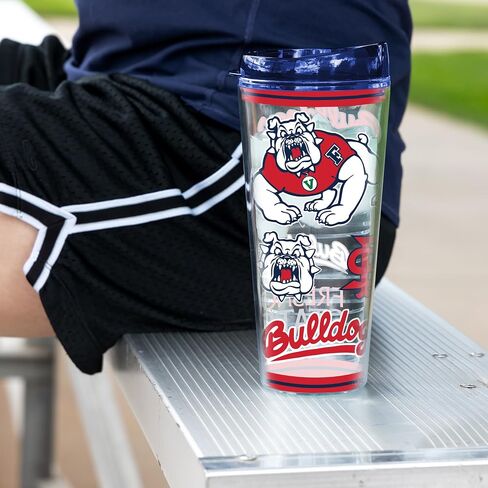 Rico Industries NCAA College Double Wall Mayhem 16oz Or 20oz Tritan Tumbler W Lid in Saudi Arabia