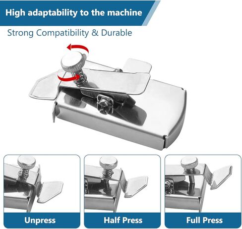 Magnetic Seam Guide for Sewing Machine,Universal Seam Guide, Hemmer Guide,Multifunctional Hem Guide for Industrial and Home Sewing Machine, Sewing Suppie Accessories of Guide Sewing Foot in Kuwait
