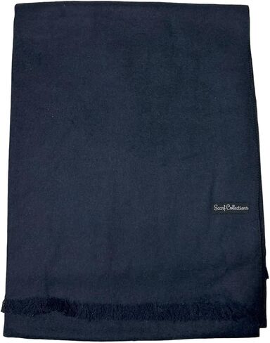 وشاح شتوي من الصوف الصلب/شال/لف/كوفية/وشاح للرأس/بطانية للرجال والنساء - مقاس XL 75x200 سم in Saudi Arabia