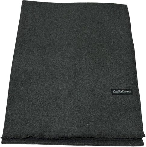 وشاح شتوي من الصوف الصلب/شال/لف/كوفية/وشاح للرأس/بطانية للرجال والنساء - مقاس XL 75x200 سم in Saudi Arabia