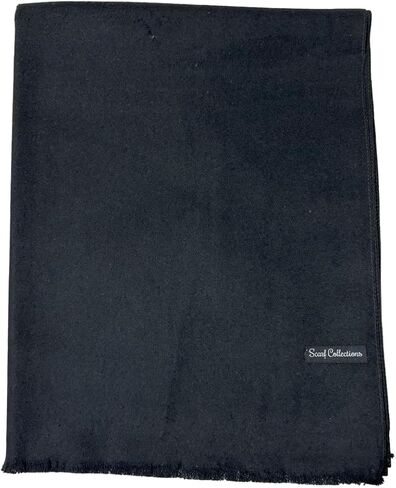 وشاح شتوي من الصوف الصلب/شال/لف/كوفية/وشاح للرأس/بطانية للرجال والنساء - مقاس XL 75x200 سم in Saudi Arabia