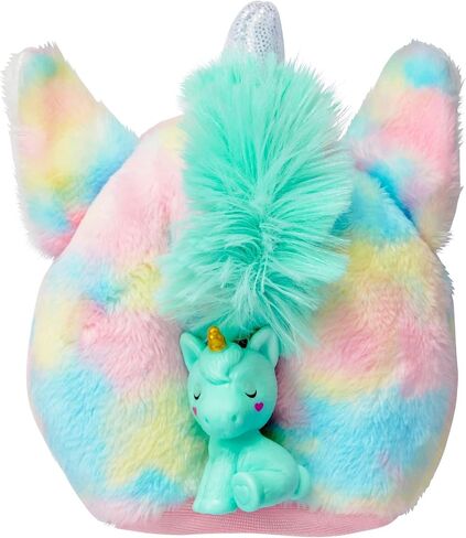 Barbie Cutie Reveal Doll, Fantasy Series Unicorn Plush Costume, 10 Surprises Including Mini Pet & Color Change in Saudi Arabia