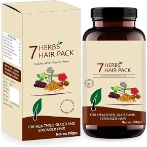 SE 7 Herbs Hair Pack | Herbs for Healthy Ha.irs| With Bhringraj, Amla, Hibiscis, Methi, Mehndi 100% Ayurvedic in Saudi Arabia