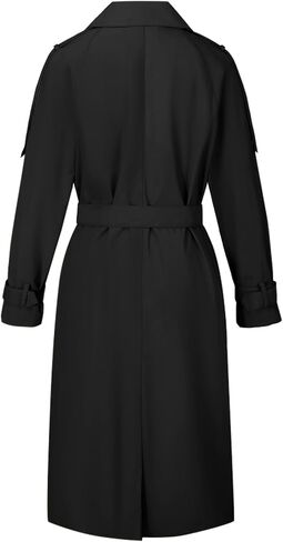معطف Bellivera Women's Trench Coat Long Lound Sould Spring Fall Fall With With Belt in Kuwait