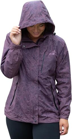 Women Paw Symphony Water Activated Paw Design Awange Lightweightible Magical Print Rain Stacker in Saudi Arabia