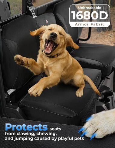 Kemimoto 1680D UTV مقعد مقعد مع Wingback متوافق مع Polaris Ranger XP 1000 2022-2025 ، أوكسفورد أظافر أظافر أظافر أظافر in Saudi Arabia