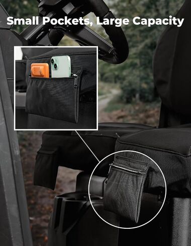 Kemimoto 1680D UTV مقعد مقعد مع Wingback متوافق مع Polaris Ranger XP 1000 2022-2025 ، أوكسفورد أظافر أظافر أظافر أظافر in Saudi Arabia