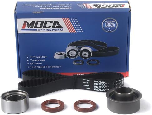 مجموعة حزام توقيت MOCA FIT 2004-05/22/2006 لـ KIA Spectra 2.0L & 1997-09/10/2006 لـ Hyundai Tiburon 2.0L & 1997-09/10/2006 لـ Hyundai Tiburon 2.0L ENG CODE G4GF in Kuwait