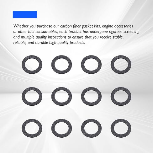 12 PCS Carburetor Float Bowl Gasket Compatible with Many Briggs Engines Replaces B&S 498260 271716 in Saudi Arabia