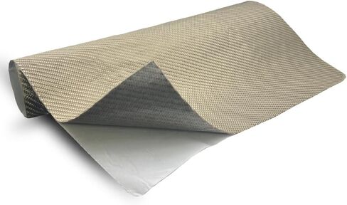 Titanium Adhesive Backed exhaust heat shield 2500 Degrees High Temp Protection Material Thermal Barrier Blanket Mat (24'' X 40'') in Kuwait