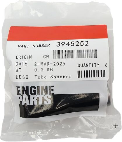 6-PCS فواصل أنبوب العادم بولت 3945252 يناسب ذاكرة الوصول العشوائي 5.9L 6.7L للمحرك Cummins B5.9 in Kuwait