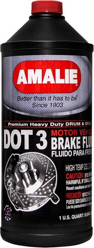 AMALIE Dot 3 Brake Fluid (160-65031-92) 12 Ounce Bottle, Pack of 12 in Saudi Arabia