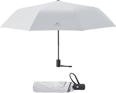 Windproof Compact Travel Umbrella Auto Open/Close - Premium Fiberglass Frame for Rain & Sun Protection - Lightweight Mini Umbrella Fits Purse, Backpack, Car in Kuwait