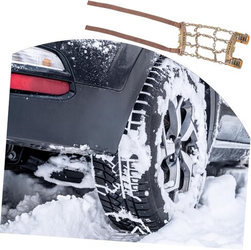 Emergency Snow Tire Chains for Suv and Pickup Trucks Adjustable Skid Chains Traction Device for Snow and Mud Reliable Grip with Ninesquare in Saudi Arabia