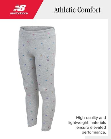New Balance Active Girls Leggings - 4 Pack Girls Athletic Leggings Yoga Pants Running Workout Kids Dance Placs (7-16) in Saudi Arabia