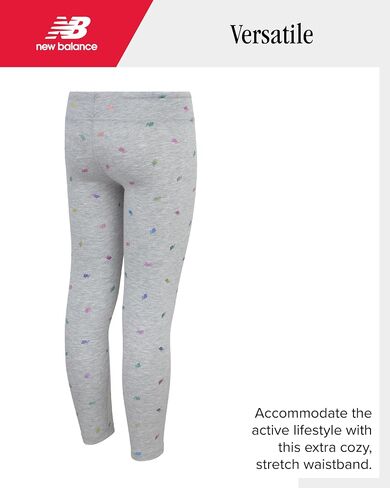 New Balance Active Girls Leggings - 4 Pack Girls Athletic Leggings Yoga Pants Running Workout Kids Dance Placs (7-16) in Saudi Arabia