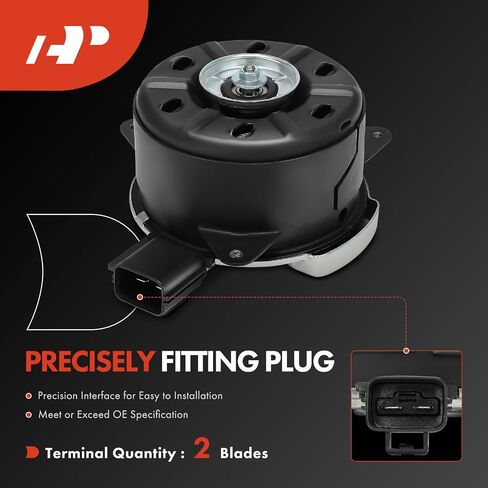 A-Premium Radiator Fan Motor Compatible with Chevrolet Camaro SS 2010-2015, 6.2L in Saudi Arabia