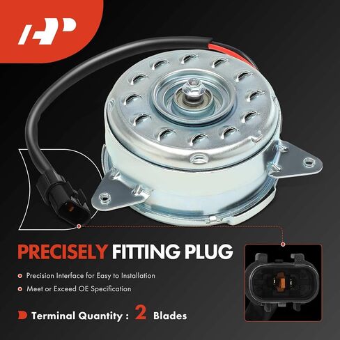 A-Premium Radiator Fan Motor Compatible with Mitsubishi Outlander 2014-2014/2017-2020, Outlander Sport 2013-2016 in Saudi Arabia