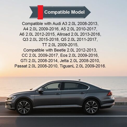 جسر عمود الحدبات جسر قوس شجيرات الجسر جسر الجسر صمام الملف اللولبي المتوافق مع Audi A3 A4 A5 1.8/2.0T مع VW Golf Jetta Passat 06H103144J 06H109257C 06L109259A in Kuwait