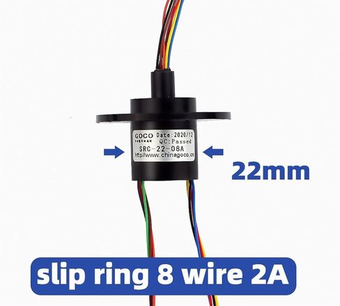 Slip Rings 8rings2A conductive ring, rotating connector, collector ring, carbon, sliding ring, diameter in Saudi Arabia