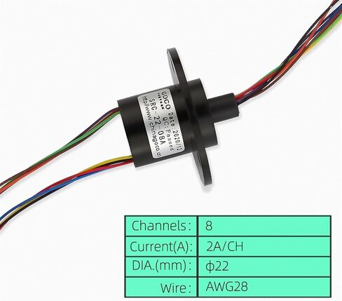 Slip Rings 8rings2A conductive ring, rotating connector, collector ring, carbon, sliding ring, diameter in Saudi Arabia