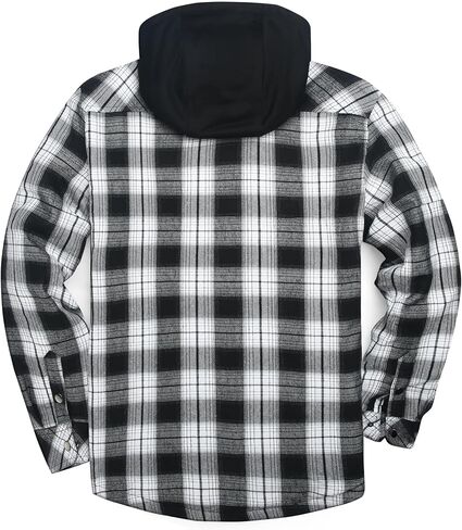 Coofandy Mens Flannel Shirt Jacket Cotton Ceanted Cleanted Slaid Plaid Shirt Button Long Long in Saudi Arabia