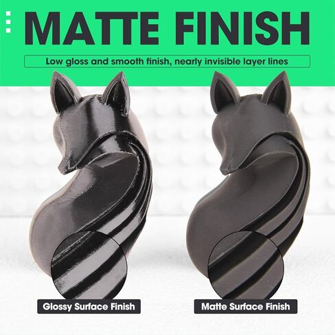 eSUN Matte PLA Filament 1.75 مم، طباعة ثلاثية الأبعاد PLA Filament 1.75 مم دقة الأبعاد +/- 0.03 مم، بكرة كرتون 1 كجم (2.2 رطل) لمعظم طابعات FDM ثلاثية الأبعاد، رمادي داكن in Kuwait