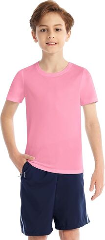 أحذية لاوود للأولاد ، غلاف قصير ، UPF 50+ UV Sun Protect Swim قميص ، أطفال شبان مائيون لركوب الأمواج صيد الأسماك الشاطئ in Kuwait