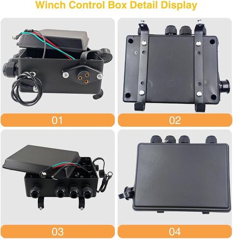 12V 500A ترحيل ملوطي للملف اللولبي مع مربع تحكم مسبق و 500A لملفات ألعاب مركبة لـ ATV UTV SUV Jeep 4x4 مركبات 12 فولت in Saudi Arabia