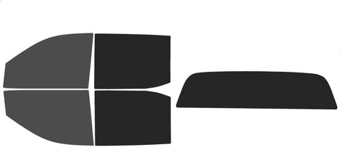 The Tint Effect Precut Window Tint Kit Compatible with Chevrolet Silverado 1500 Crew Cab (2019-2026) 4th Generation (Includes: Front Door Window precuts in 15%) Automotive Film in Saudi Arabia