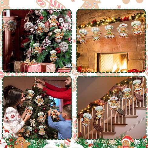 Soaoo 36 Pcs Christmas Tree Lollipop Candy Decor Outdoor Double Sided Lawn Decorations Hanging Christmas Plastic Crafts Peppermint Candy Themed Ornaments for Xmas Holiday Office Home Yard Porch in Saudi Arabia