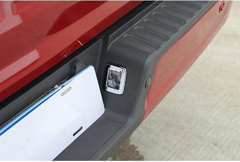 Chrome Rear License Plate Light Lamp Cover Trim Frame 21+ Exterior for Ford for F150 2021-2023 CRLPLLCTFFFF2E in Saudi Arabia