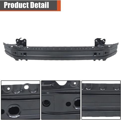 Black Front Bumper Reinforcement Impact Bar Single Hole Replacement for Crosstrek Wilderness 2024 57711FN06A9P in Saudi Arabia