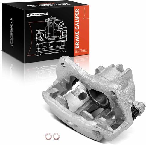 مجموعة الفرجار الفرامل قرص A-premium مع قوس متوافق مع Volvo V40 2000-2004 ، S40 2000-2004 1.9L-السائق الأيسر الأمامي in Kuwait