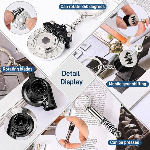 10 Pcs Keychain for Men,Made of metal Materials.Cool Keychain.First Choice for Car Enthusiast.Gifts for Car Guys. in Saudi Arabia