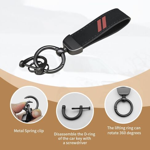 uuakarin Suede Leather Keychain Compatible for Pendant Accessories Key Chain in Saudi Arabia