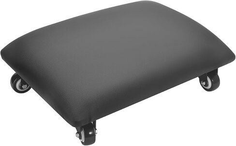 Low Rolling Stool Chair Low Roller Seat Low Stool with Wheel Low Chair Movable Mini Stools for Home Office Garage Pedicure Mechanic Cleaning Floor (Black) in Kuwait
