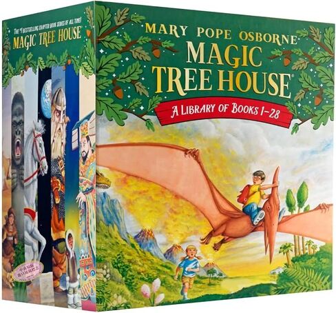 Magic Tree House كتب مكتبة للكتب 1-28 مجموعة المربع النهائي من 28 كتابًا 1-28 كتب in Saudi Arabia