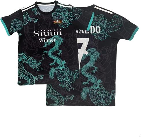مجموعة زيت كرة القدم للشباب رقم 7 مجموعة كاملة مع Futbol Jersey Shorts Necklace for Kids Boys Girls Team Team Gear in Saudi Arabia