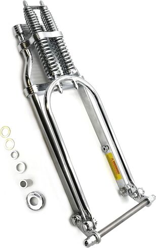 HTTMT SF001-II- Compatible with 22" Stock Chrome Narrow Glide Springer Front End w/Axle Kit H-D Chopper Arched in Saudi Arabia