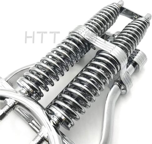 HTTMT SF001-II- Compatible with 22" Stock Chrome Narrow Glide Springer Front End w/Axle Kit H-D Chopper Arched in Saudi Arabia