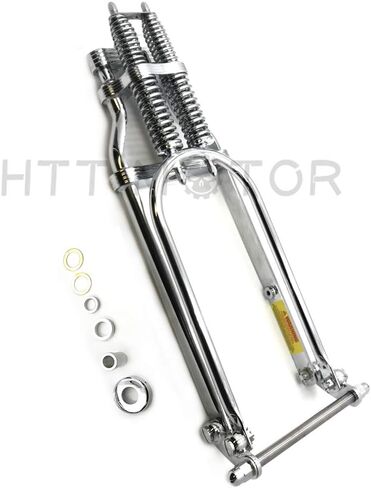 HTTMT SF001-II- Compatible with 22" Stock Chrome Narrow Glide Springer Front End w/Axle Kit H-D Chopper Arched in Saudi Arabia