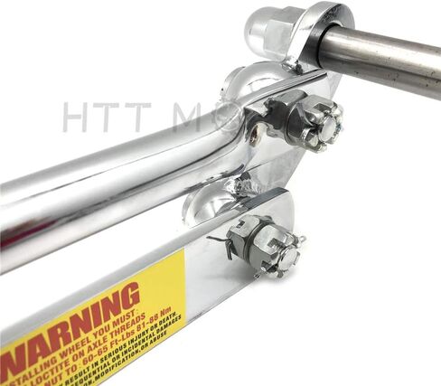 HTTMT SF001-II- Compatible with 22" Stock Chrome Narrow Glide Springer Front End w/Axle Kit H-D Chopper Arched in Saudi Arabia