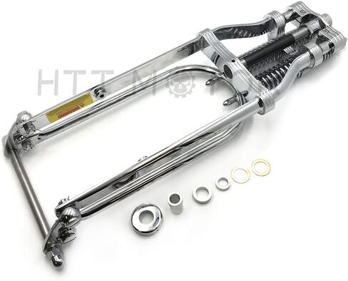 HTTMT SF001-II- Compatible with 22" Stock Chrome Narrow Glide Springer Front End w/Axle Kit H-D Chopper Arched in Saudi Arabia