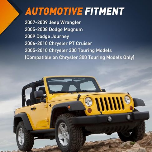 Nilight Bumper Fog Light Compatible with 2005-2010 Dodge Grand Cherokee 2007-2009 Durango 2007-2009 Chrysler 300 SRT8 Aspen 2005-2009 Dodge Dakota 2006-2010 Commander 2006-2008 Raider,2 Years Warranty in Kuwait