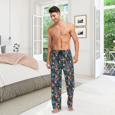 Aslsiy Men's Pajama Bottoms Soft Mens Pajama Pants PJ Lounge Pants in Kuwait