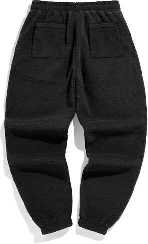 Zaful Mens Plush Fleece Pajama Pants Winter Dozy Flannel Feet Brouser with Microfleece Soft Sleep Lounge in Saudi Arabia