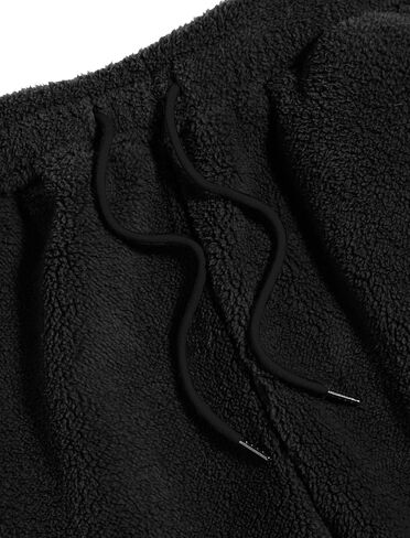 Zaful Mens Plush Fleece Pajama Pants Winter Dozy Flannel Feet Brouser with Microfleece Soft Sleep Lounge in Saudi Arabia