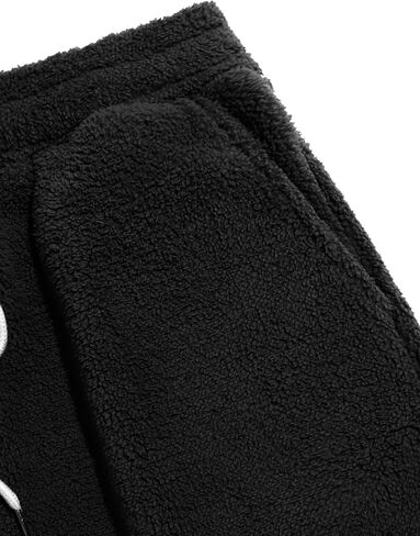 Zaful Mens Plush Fleece Pajama Pants Winter Dozy Flannel Feet Brouser with Microfleece Soft Sleep Lounge in Saudi Arabia